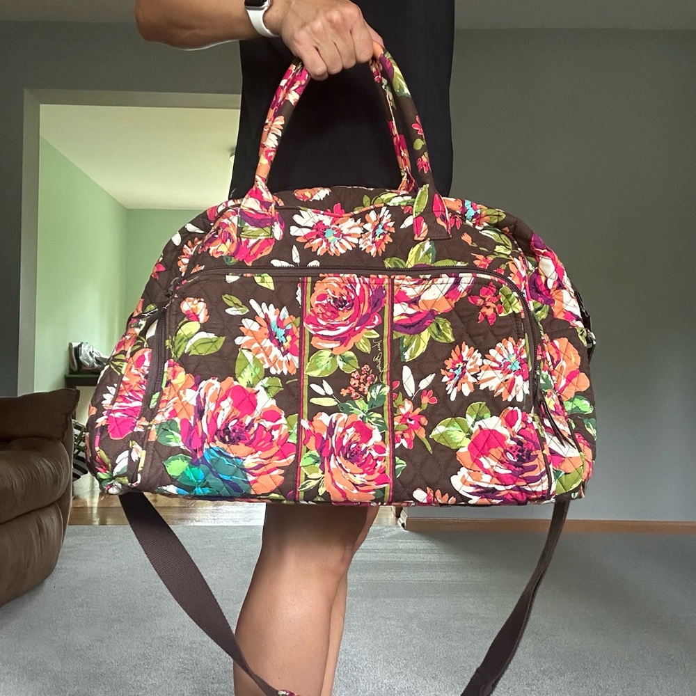 Vera Bradley Colorful Floral Travel Bag